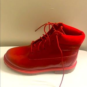 Size 5 boys Timberland boots